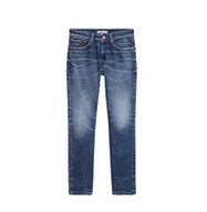Spodnie męskie - Tommy Jeans Spodnie męskie, Dżinsowa średnia, 32W / 34L - miniaturka - grafika 1