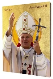 Ikona Święty Jan Paweł II - Ikony i obrazy sakralne - miniaturka - grafika 1