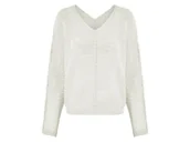 Swetry damskie - esmara® Sweter damski ażurowy (Biały, S(36/38)) - miniaturka - grafika 1