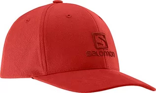 Czapki damskie - Salomon Logo unisex czapka Trailrunning wędrówki czerwony Rot (Goji Berry/Red Dahlia) Rozmiar uniwersalny LC1653200 - grafika 1