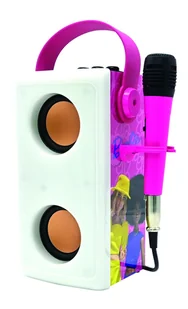 Głośnik bluetooth z mikrofonem Barbie Lexibook Btp185bbz - Głośniki przenośne - miniaturka - grafika 1