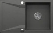 Zlewozmywaki - | Zlew KERNAU KGS J 5079 1B1D GRAPHITE (czarny z szarymi kropkami) - miniaturka - grafika 1
