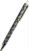 Długopisy - TYPO-  Długopis czarny z motylami Czarny - miniaturka - grafika 1