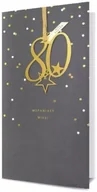 Kartki okolicznościowe i zaproszenia - Karnet KL Urodziny 80 - Pan Dragon - miniaturka - grafika 1