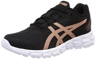 Sneakersy damskie - ASICS Damskie sneakersy Gel-Quantum Lyte II, czarne/różowe złoto, 7 UK, Black Rose Gold, 40.5 EU - grafika 1