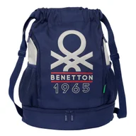 Plecaki - Plecak dla dzieci Benetton Varsity Grey Navy blue 35 x 40 x 1 cm - miniaturka - grafika 1