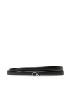 Paski - Calvin Klein Pasek Damski Ck Buckle Skinny Belt 1.5 K60K612932 Czarny - miniaturka - grafika 1