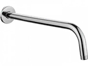 Akcesoria do armatury i ceramiki - LAVEO NWX 057O RONDO Wylewka ścienna deszczowni Wymiar: 337 mm Wykończenie: chrom - miniaturka - grafika 1