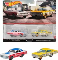 Samochody i pojazdy dla dzieci - Hot Wheels Premium 2 Pack PLYMOUTH / DODGE CORNET - miniaturka - grafika 1