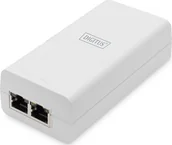 Zasilacze do laptopów - Ładowarka Digitus Zasilacz/Adapter PoE DIGITUS 802.3af max. 48V 15.4W Gigabit aktywny, biały - miniaturka - grafika 1