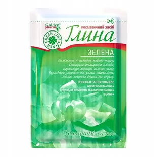Goldn Pharm, Glinka zielona Łojotok Redukcja Przebarwień, 60 g - Maseczki do twarzy - miniaturka - grafika 1
