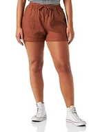 Spodenki damskie - TOM TAILOR Denim Damski Szorty lniane 1031465, 29566 - Nut Brown, L - miniaturka - grafika 1