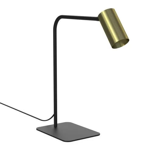 Nowodvorski Lampa stojąca biurkowa MONO wys. 40cm 10W GU10 mosiądz