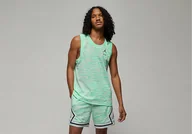 Koszulki męskie - Nike Air Jordan Dri-Fit Sports Breakfast Club Mesh Printed Jersey Mint Foam - miniaturka - grafika 1