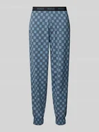 Piżamy męskie - Spodnie od piżamy o kroju regular fit z mieszanki bawełny model ‘AARON’ - miniaturka - grafika 1