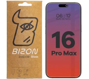 Bizon prywatyzujące Clear Shadow do iPhone 16 Pro Max Przyciemniane - Folie ochronne do telefonów - miniaturka - grafika 1