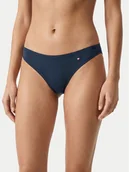 Majtki damskie - Tommy Hilfiger Stringi UW0UW06046 Granatowy - miniaturka - grafika 1