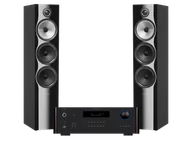 Zestawy stereo - Rotel RA-1572 MK II (czarny) + 703 S2 (czarny) - miniaturka - grafika 1