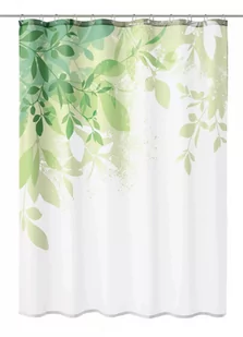 Kleine Wolke Floresta Tekstylna Zasłona prysznicowa zielona 240x180 cm - Zasłony prysznicowe - miniaturka - grafika 1