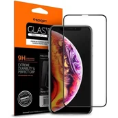 Szkła hartowane na telefon - Spigen Szkło do etui Glas.tr Slim iPhone Xs Max czarne  - miniaturka - grafika 1