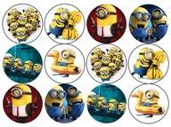Ciasta i półprodukty do ciast - Opłatki na muffiny babeczki Minionki - miniaturka - grafika 1