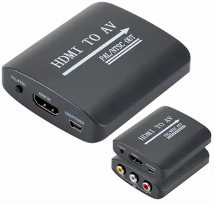 Konwerter Adapter obrazu z HDMI na AV RCA - Inne akcesoria audio-wideo - miniaturka - grafika 1