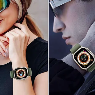 Pasek do zegarka Alogy Sport Strap do Apple Watch 4/5/6/7/8/SE/Ultra (42/44/45/49mm) Zielony - Akcesoria do smartwatchy - miniaturka - grafika 5