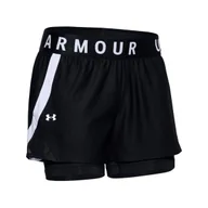 Spodenki damskie - Spodenki damskie Under Armour Play Up 2-in-1 Shorts black M - miniaturka - grafika 1