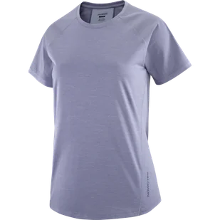 KOSZULA DAMSKA SALOMON OUTLINE SS TEE W C24702 - Koszulki sportowe damskie - miniaturka - grafika 1