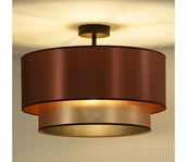 Lampy sufitowe - Duolla - Żyrandol natynkowy COPPER SHINY 1xE27/15W/230V śr. 45 cm miedziany - miniaturka - grafika 1