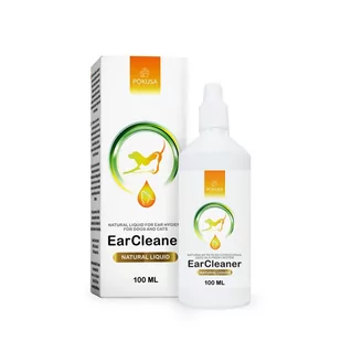 Pokusa Earcleaner - Płyn Do Uszu Dla Psa 100Ml - Suplementy i witaminy dla psów - miniaturka - grafika 1
