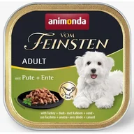Mokra karma dla psów - Animonda Vom Fein Adult Sos Indyk Kaczka Mokra Karma Pasztet Dla Psa 150 g - miniaturka - grafika 1