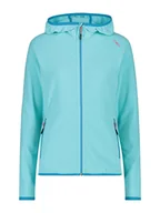 Kurtki damskie - CMP Kurtka polarowa w kolorze turkusowym - miniaturka - grafika 1