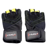 Rękawice do ćwiczeń - HMS RĘKAWICZKI DO ĆWICZEŃ CZARN-ŻÓŁT ROZM S 17-63-200 - miniaturka - grafika 1
