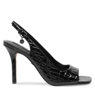 Sandały damskie - Sandały Nine West FF-1065 Czarny - miniaturka - grafika 1
