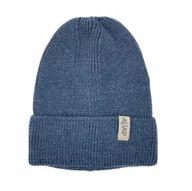 Czapki dla dzieci - Aliap Czapka dziecięca rozm .50-52 Grafitowy Wełna merino 100% - miniaturka - grafika 1
