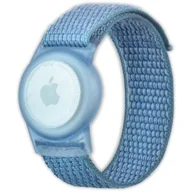 Akcesoria do smartwatchy - Opaska pasek dla dzieci Vanfone do Apple AirTag, niebieski - miniaturka - grafika 1