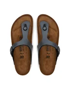 Klapki i japonki damskie - Birkenstock Japonki Gizeh BF 1021457 Szary - miniaturka - grafika 1