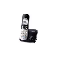 Telefony stacjonarne - Panasonic Cordless KX-TG6811FXB Black, Caller ID, Wireless connection, Phonebook capacity 120 entries, Conference call, Built-in ...nie z tej ziemi - OFERTY z KOSMOSU - miniaturka - grafika 1