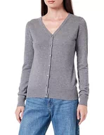 Swetry damskie - usha BLUE LABEL Damski sweter z dzianiny, szary melanż, XL-XXL - miniaturka - grafika 1