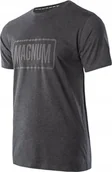 Koszulki męskie - Magnum KOSZULKA MAGNUM ESSENTIAL T-SHIRT 2.0 BLACK MELANGE S - miniaturka - grafika 1