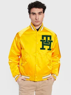 Tommy Hilfiger Kurtka bomber Varsity MW0MW29017 Żółty Regular Fit - Kurtki męskie - miniaturka - grafika 1