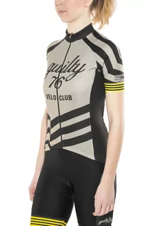 Koszulki rowerowe - guilty 76 racing Velo Club Pro Race Koszulka rowerowa z zamkiem błyskawicznym Kobiety, szary XXL 2022 Koszulki kolarskie - grafika 1