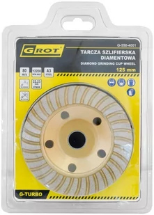 Tarcza Szlifierska Diamentowa G-Turbo 125Mm - Materiały ścierne - miniaturka - grafika 1