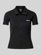 Koszulki i topy damskie - T-shirt z listwą guzikową model ‘TALLASSE’ - miniaturka - grafika 1