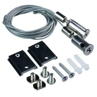 Oprawy, klosze i abażury - Zestaw linkowy do szyn magnetycznych czarny DPM - miniaturka - grafika 1