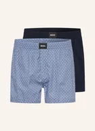 Majtki damskie - Boss Bokserki Tkane S. Cw Peach 2 Szt. blau - miniaturka - grafika 1