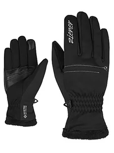 Ziener Idina Touch rękawiczki funkcyjne / rekreacyjne | Soft-Shell, wiatroszczelne, pluszowa podszewka, czarne, 7 - Rękawiczki - miniaturka - grafika 1