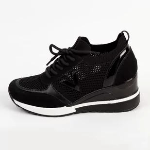 Vinceza Czarne sneakersy półbuty damskie 10745 - - Półbuty damskie - miniaturka - grafika 1