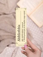 Zakładki do książek - ABIBLIOFOBIA / zakładka do książek - miniaturka - grafika 1